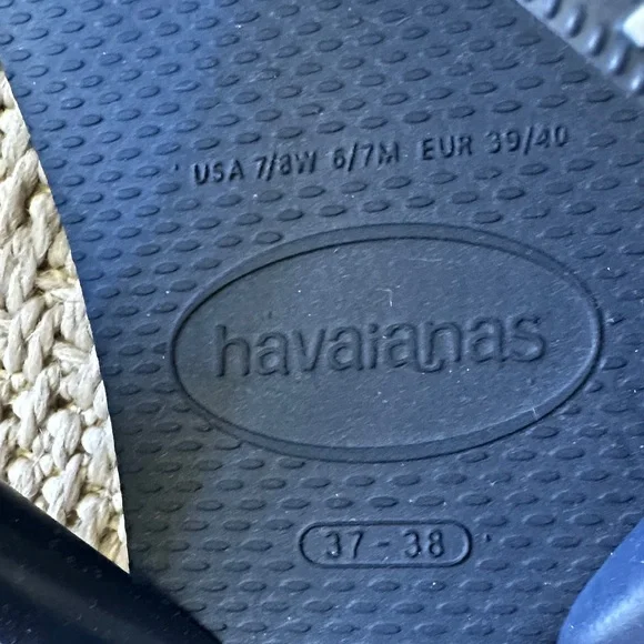 Havaianas Dark Blue Flip Flops - Picture 5 of 7